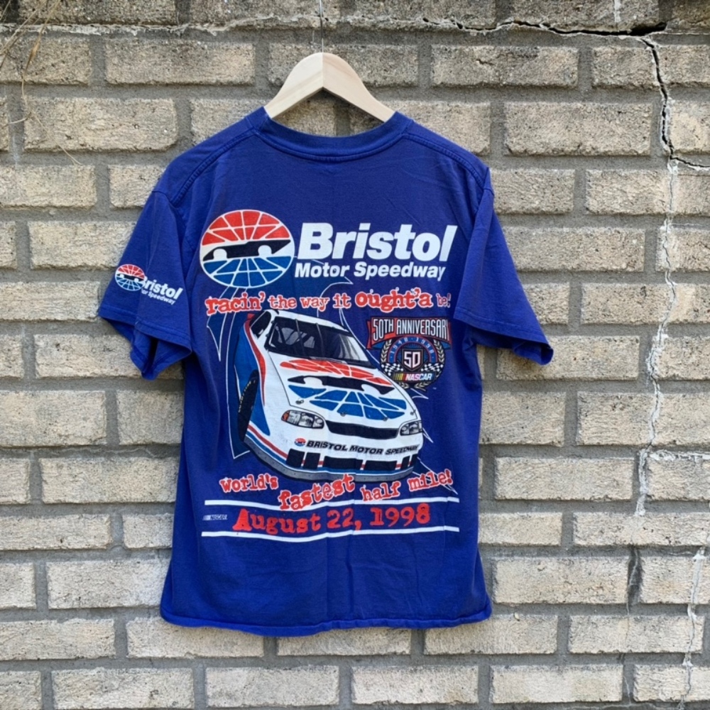 Vintage 1998 NASCAR Bristol 50th Anniversary Shirt